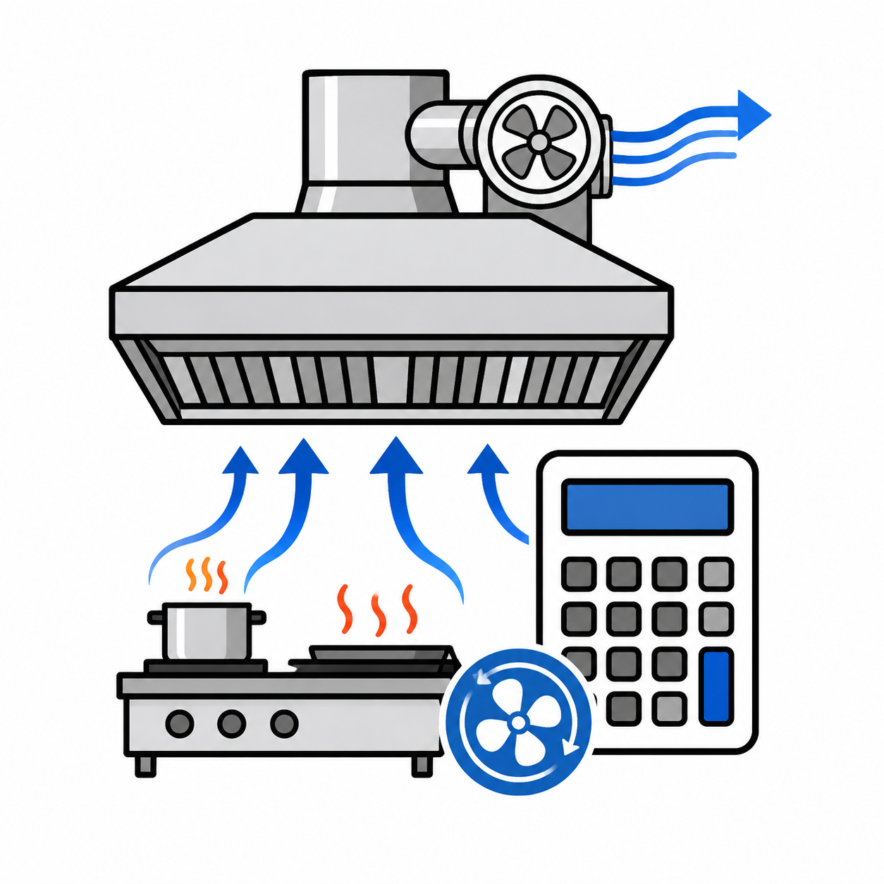 Kitchen Hood CFM Calculator icon